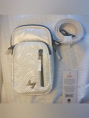 NWT LUG PITTER PATTER CROSSBODY Metallic Diamond NWT